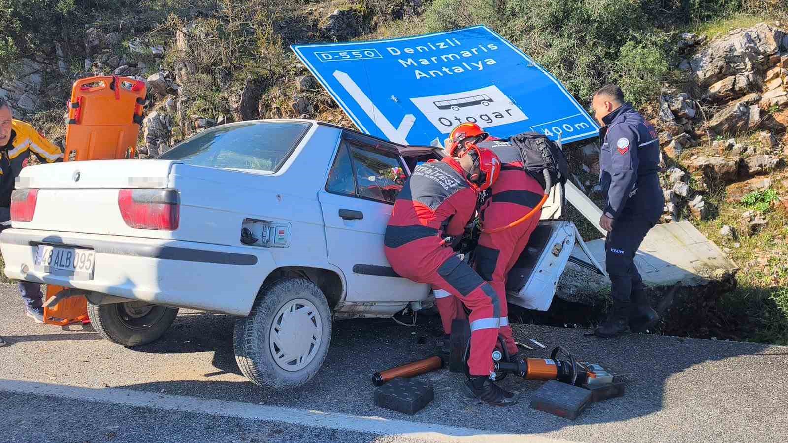 Muğla’nın Menteşe ilçesinde trafik