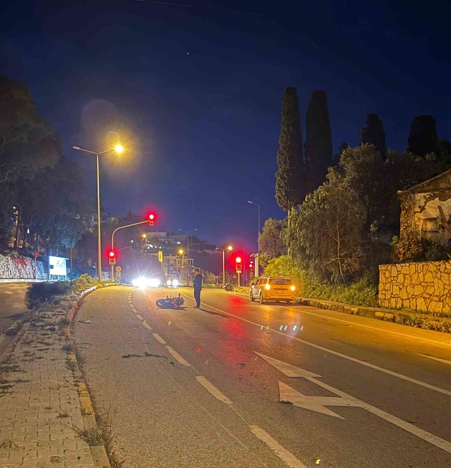 Muğla’nın Bodrum ilçesinde bariyere