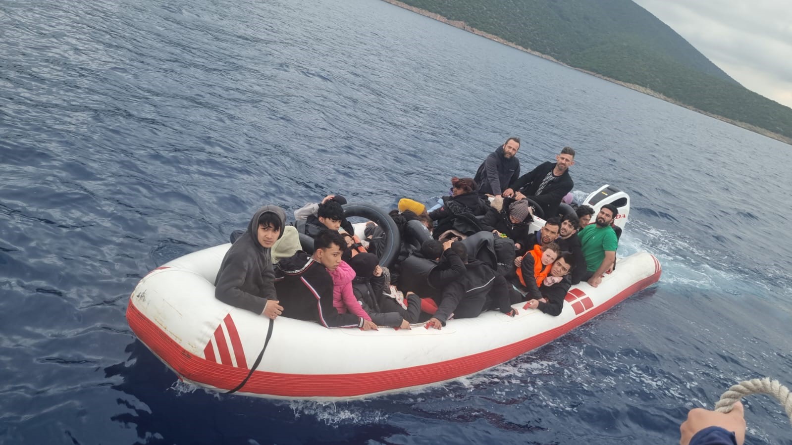 Muğla’nın Bodrum ilçesi açıklarında,