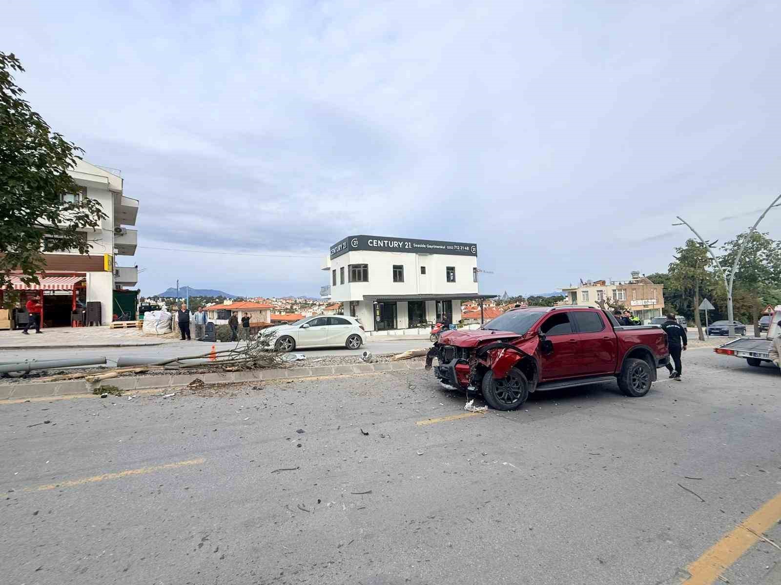 Muğla’nın Datça ilçesinde kontrolden çıkan