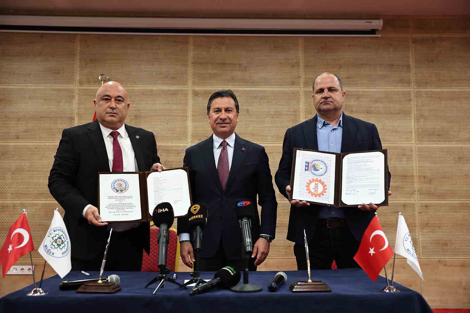 Muğla Büyükşehir Belediyesi ile DİSK’e