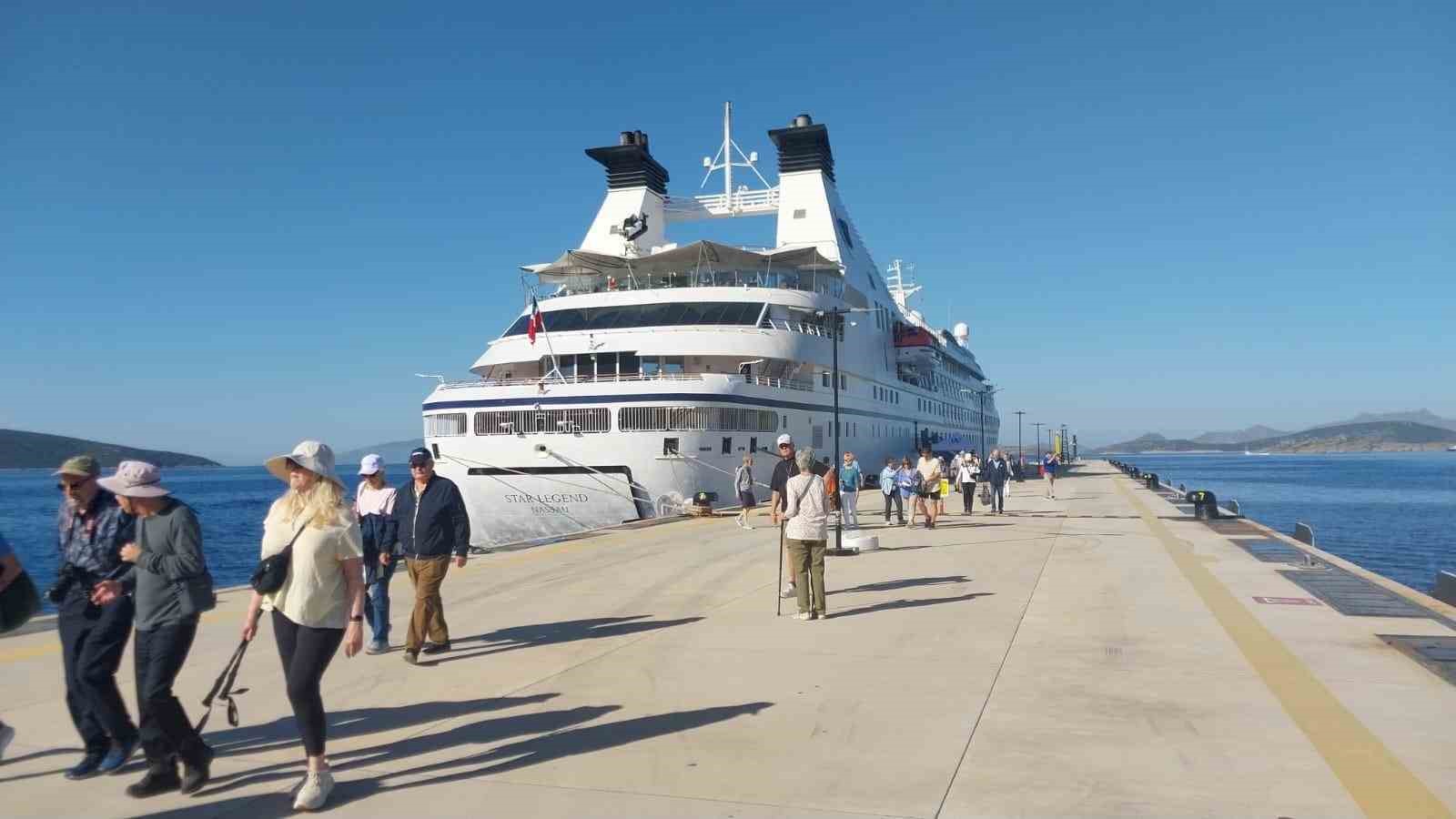 Muğla’nın Bodrum ilçesine gelen