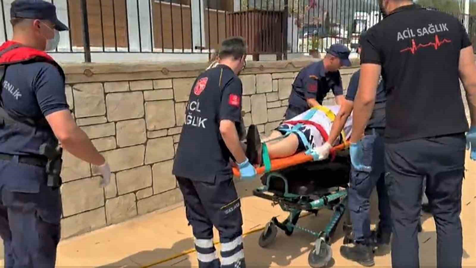 Muğla’nın Fethiye ilçesi açıklarında seyreden