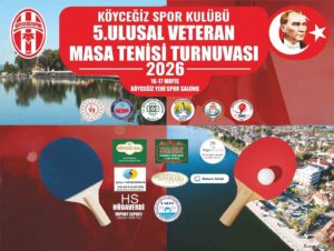 Köyceğiz’de 5. Ulusal Veteran Masa Tenisi Turnuvası düzenlendi