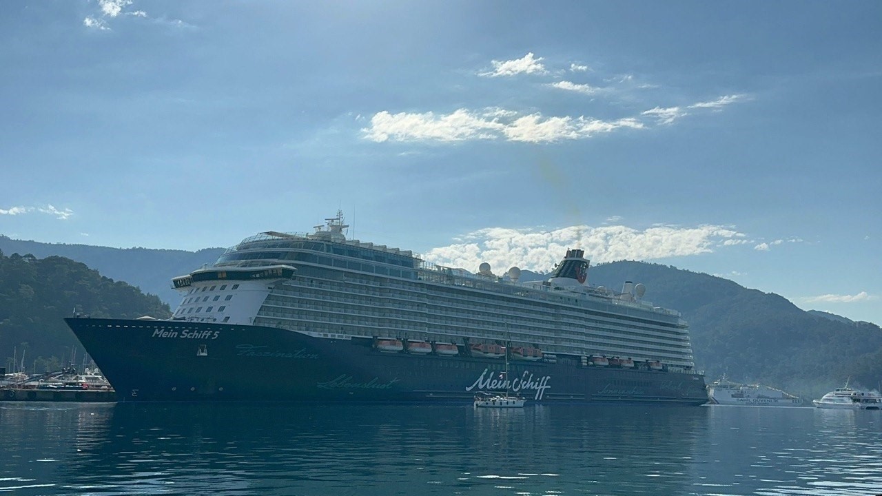 Marmaris turizmine denizden büyük hareketlilik