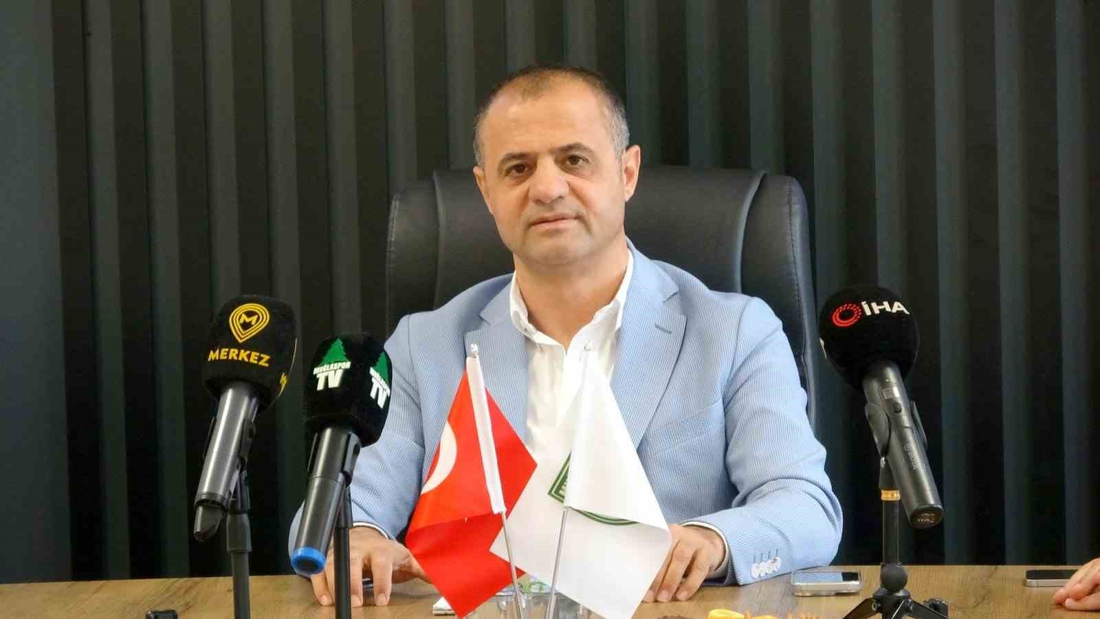 Muğlaspor Başkanı Menaf Kıyanç, kulübün