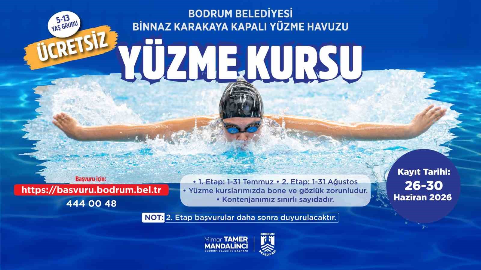 Bodrum Belediyesi tarafından çocukların yaz
