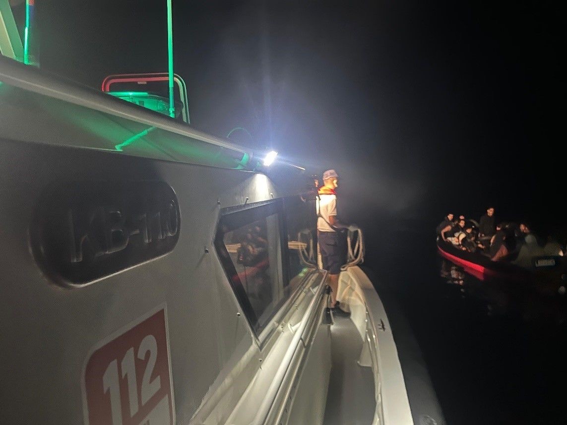 Muğla’nın Bodrum ilçesi açıklarında yardım