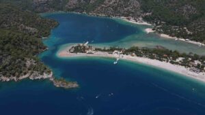 Fethiye’nin gözde plajına bayramda 18 bin 870 ziyaretçi
