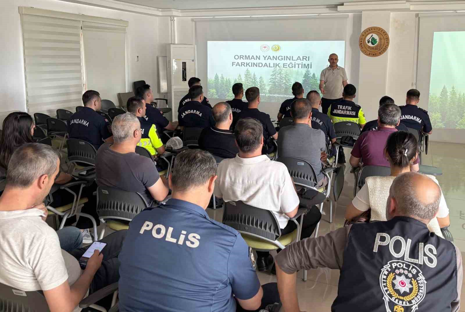 Muğla’nın Kavaklıdere ilçesinde, orman yangınlarıyla