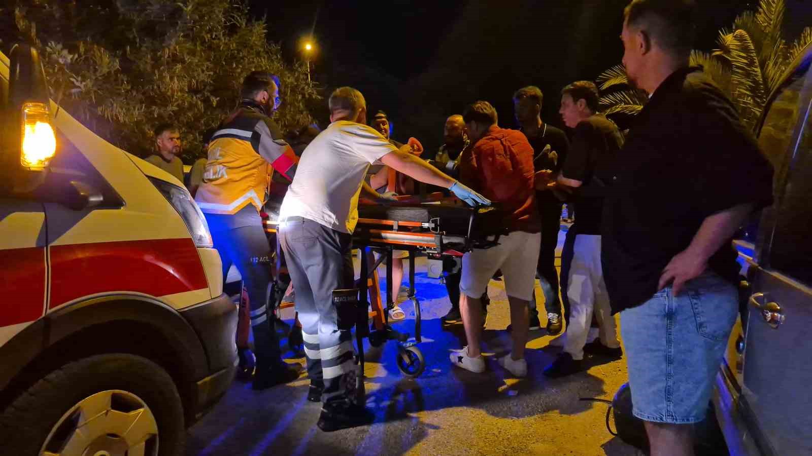 Muğla’nın Bodrum ilçesinde ara sokakta