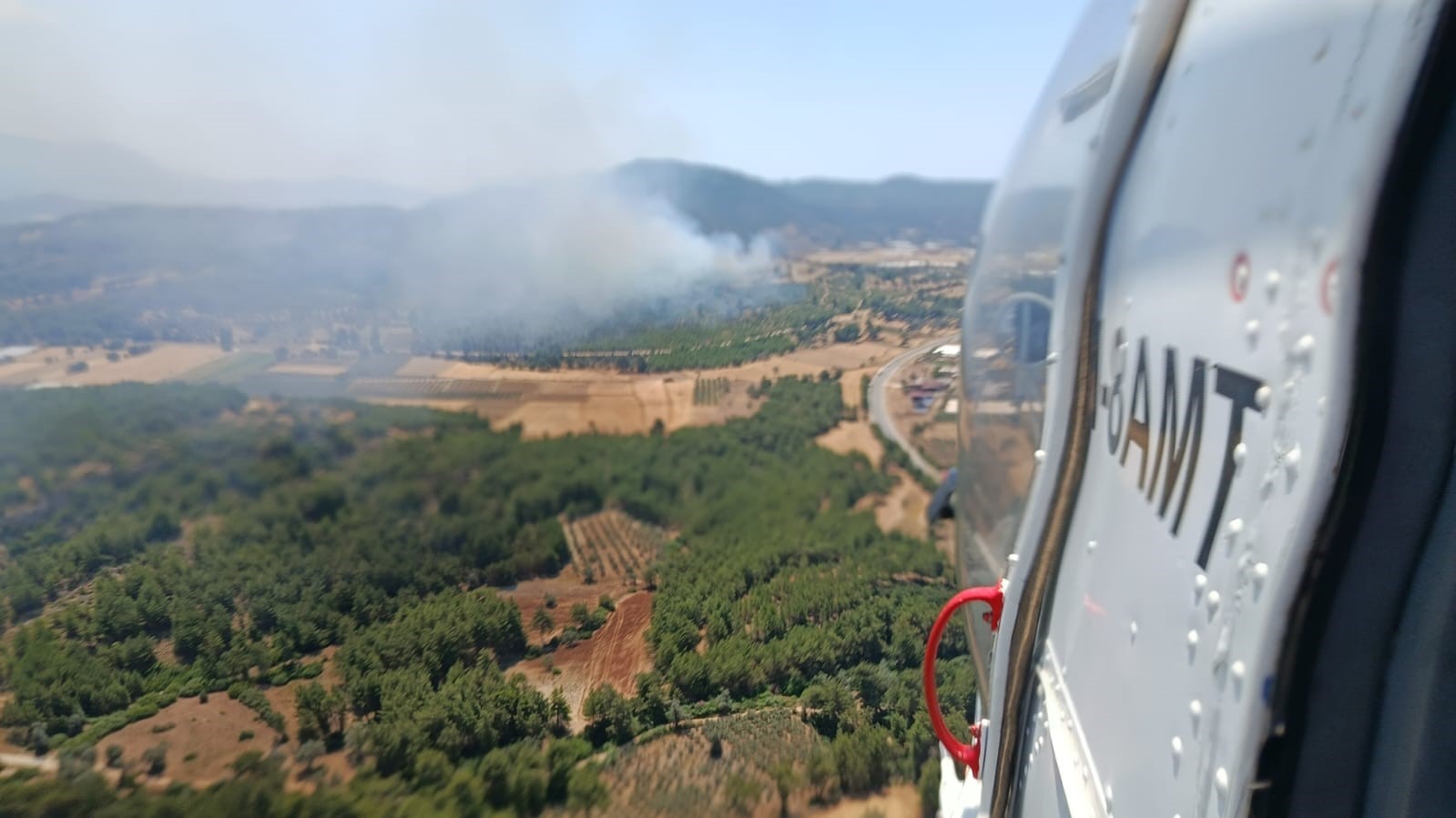 Muğla’nın Seydikemer ilçesinde çıkan orman