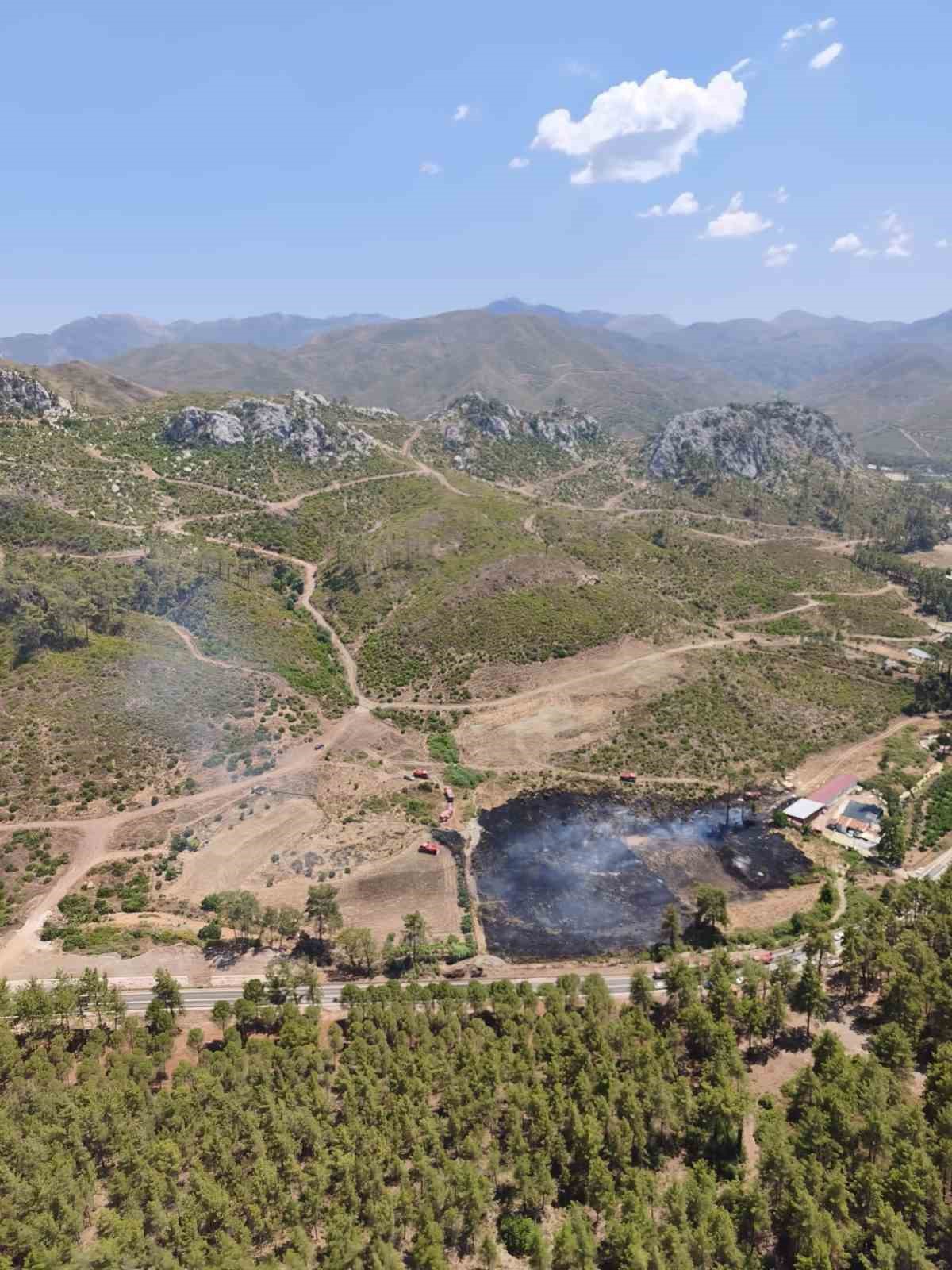Muğla’nın Marmaris ilçesinde Asparan mevkiinde