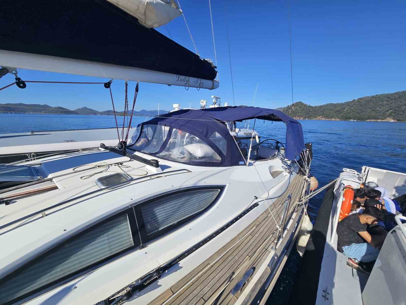 Fethiye Göcek açıklarında İtalya rotası